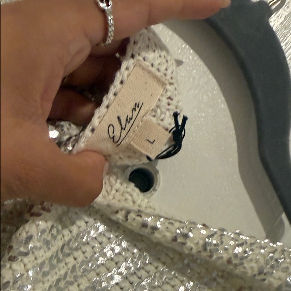 Elan Lurex Knit Sleeveless Top - Picture 10 of 12